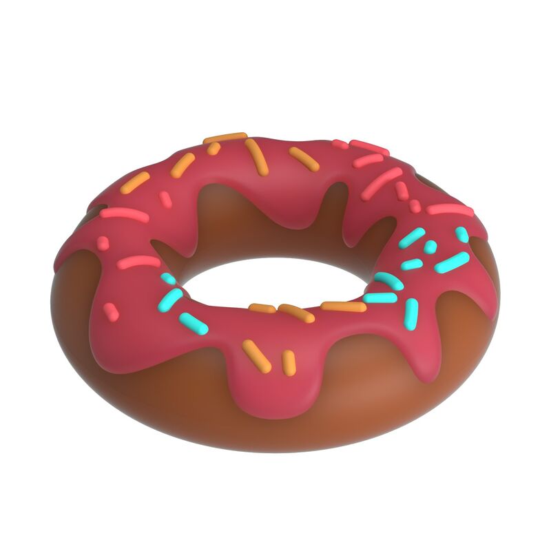 PRETTY LOVE - ANILLO PARA PENE SUPER DONUT ROSA