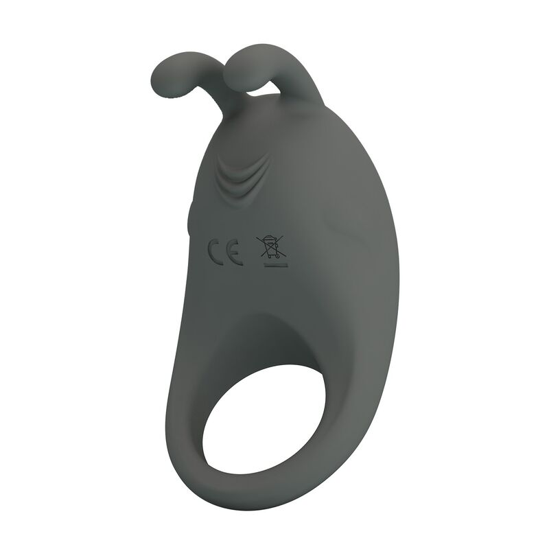 PRETTY LOVE - ANILLO VIBRADOR RECARGABLE CON ESTIMULADOR DE CONEJO