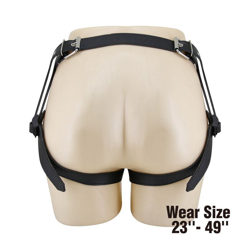 PRETTY LOVE - ARNÉS UNIVERSAL TIPO BRAGA PARA STRAP-ON NEGRO Y AZUL