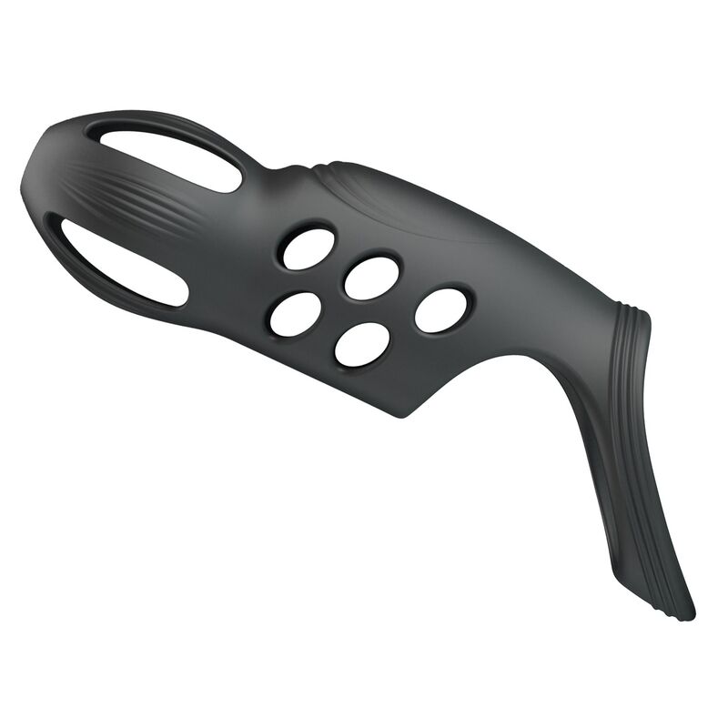 PRETTY LOVE - CRAIG ANILLO PARA PENE VIBRADOR RECARGABLE NEGRO