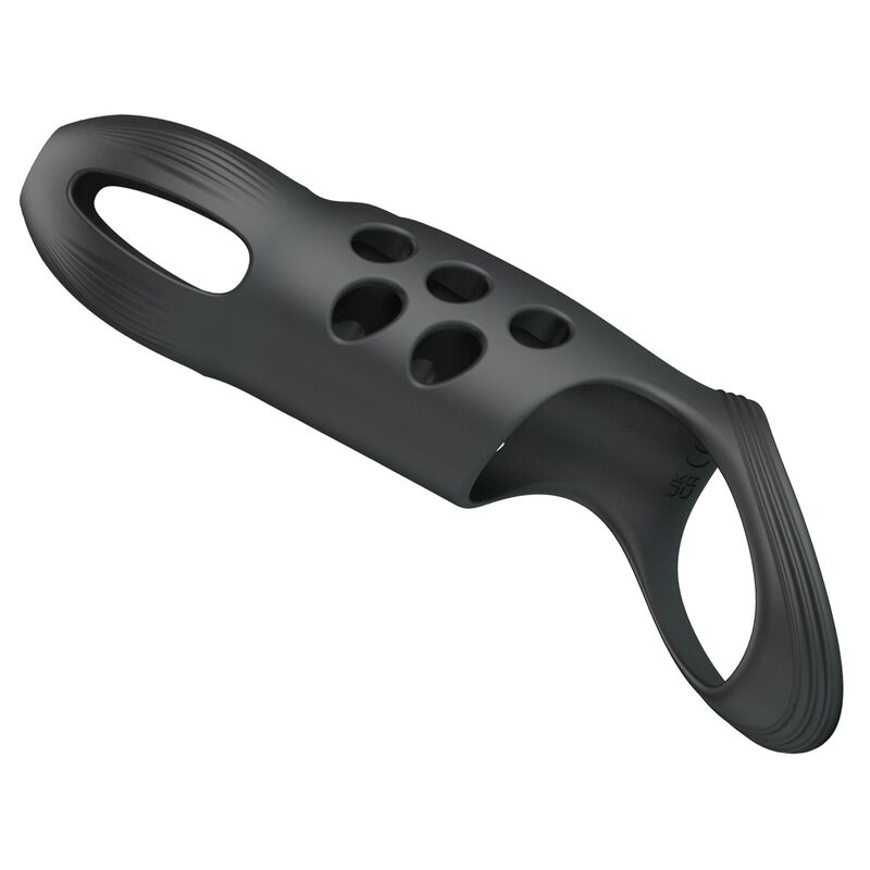 PRETTY LOVE - CRAIG ANILLO PARA PENE VIBRADOR RECARGABLE NEGRO