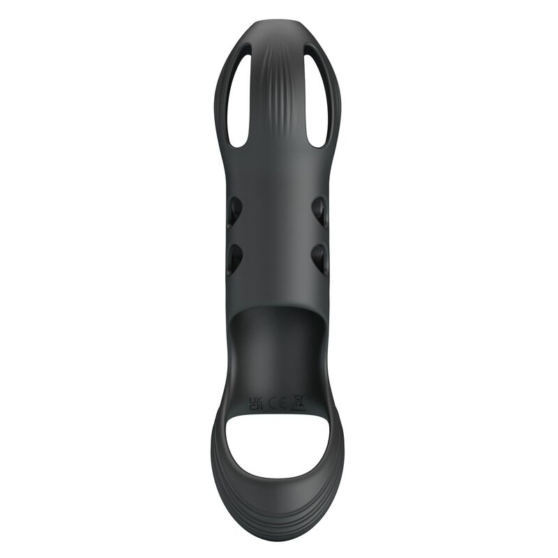 PRETTY LOVE - CRAIG ANILLO PARA PENE VIBRADOR RECARGABLE NEGRO