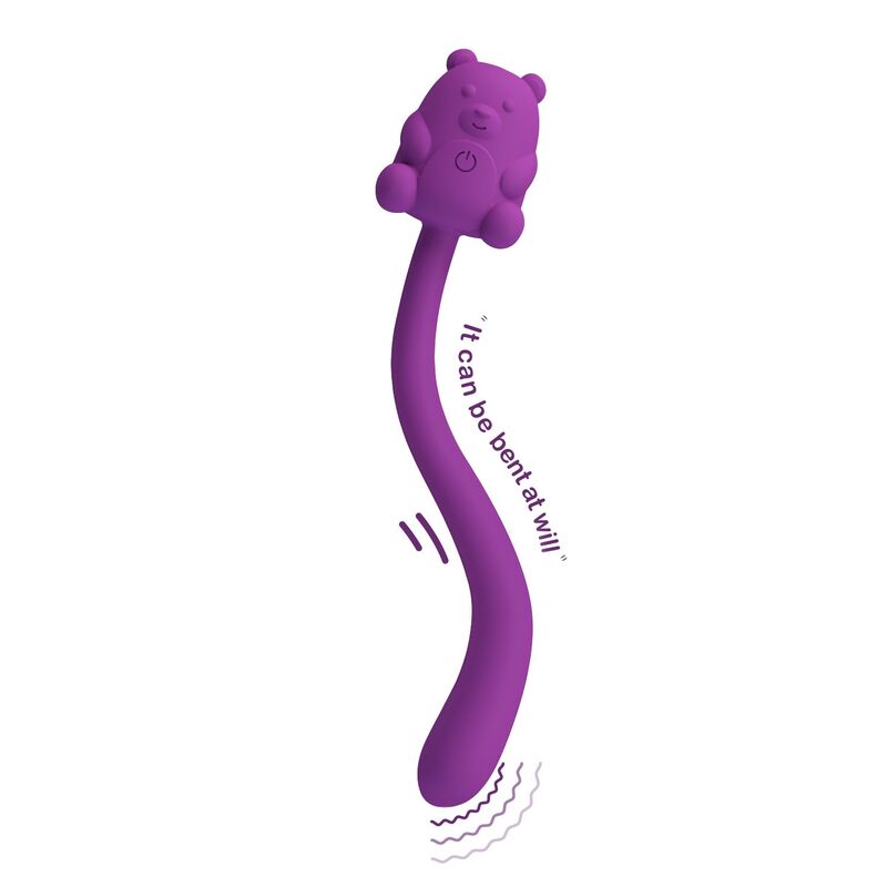 PRETTY LOVE - CUTE BEAR FLIRTING STICK VIBRADOR RECARGABLE