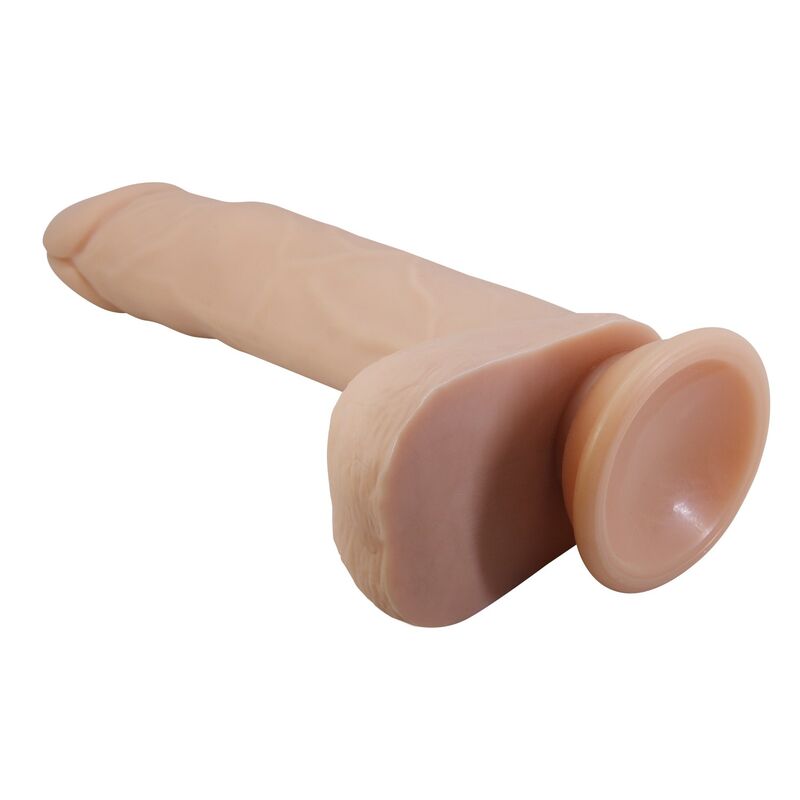 PRETTY LOVE - DAVEY DILDO VIBRADOR CON EMPUJE Y ROTACIÓN CONTROL REMOTO 22,5 CM Ø 4,8 CM COLOR NATURAL