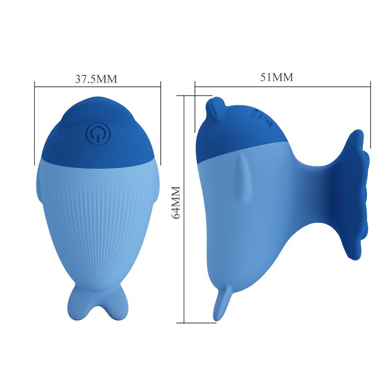 PRETTY LOVE - DOLPHIN MINI VIBRADOR RECARGABLE USB