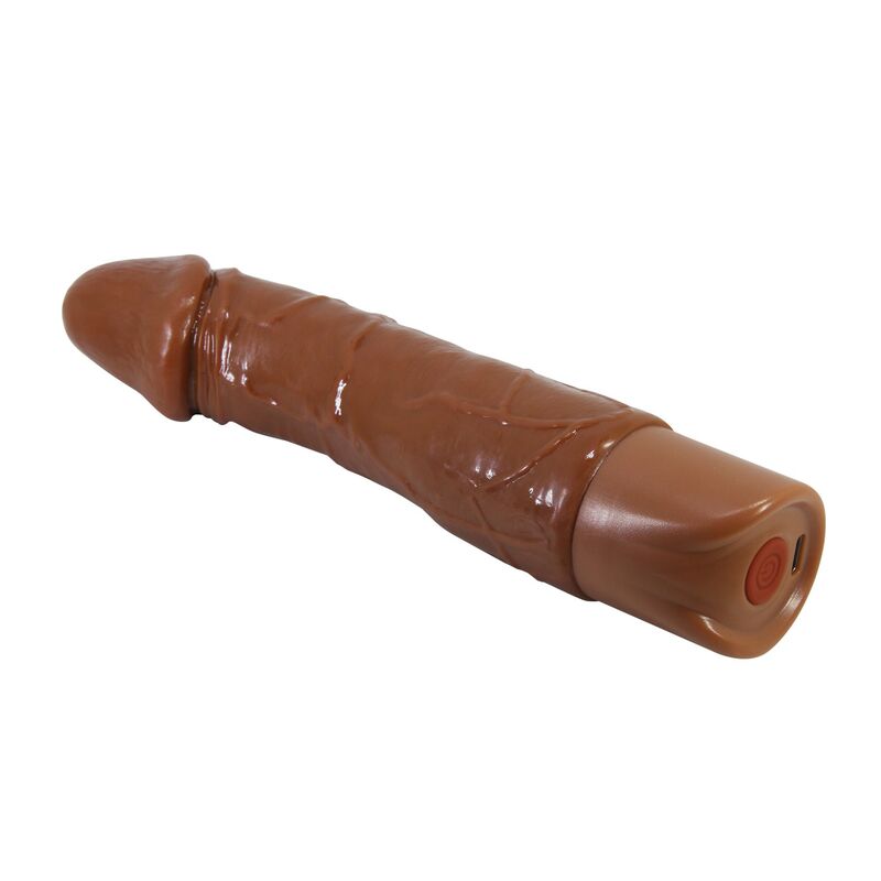 PRETTY LOVE - DONALD VIBRADOR REALÍSTICO 19,5 CM Ø 4 CM COLOR MARRÓN