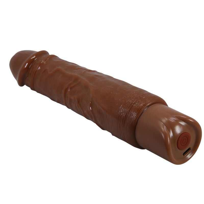PRETTY LOVE - DUKE VIBRADOR REALÍSTICO 23,5 CM Ø 4,8 CM COLOR MARRÓN