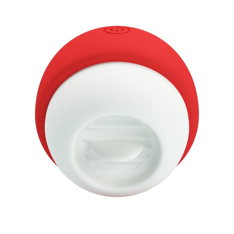 PRETTY LOVE - ESTIMULADOR CLITORAL CON EFECTO LENGUA RECARGABLE ROJO