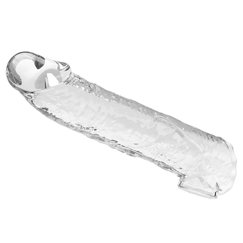 PRETTY LOVE - FUNDA EXTENSORA PARA PENE AJUSTABLE 26 CM Ø 4 CM COLOR TRANSPARENTE