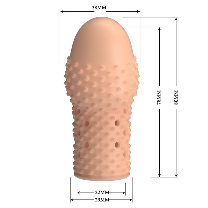 PRETTY LOVE - GEEK'S FUNDA PARA PENE GET YOUR PENIS THICKER COLOR NATURAL