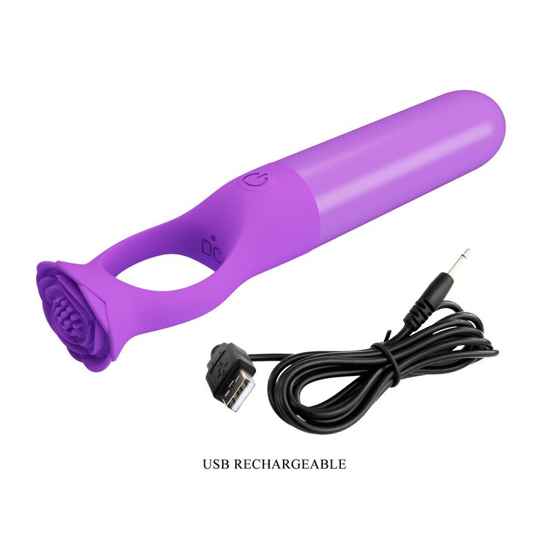 PRETTY LOVE - GIANA MINI MASAJEADOR VIBRADOR RECARGABLE MORADO
