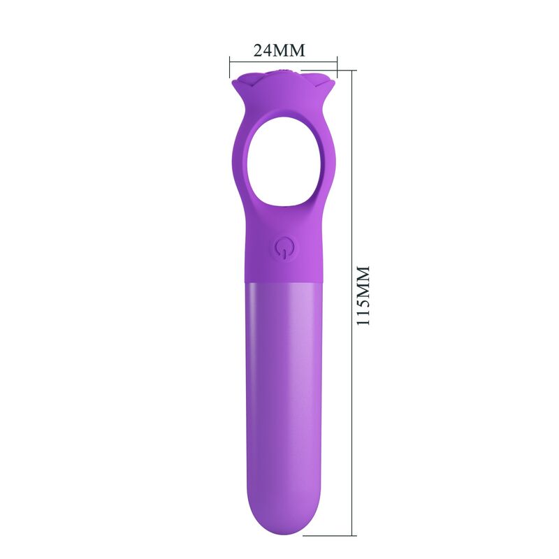 PRETTY LOVE - GIANA MINI MASAJEADOR VIBRADOR RECARGABLE MORADO