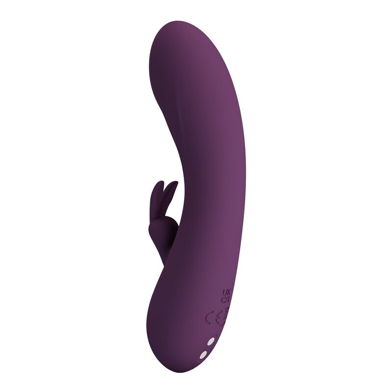 PRETTY LOVE - HARPER VIBRADOR RABBIT RECARGABLE 10 FUNCIONES MORADO