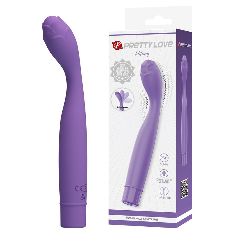 PRETTY LOVE - HENRY VIBRADOR FLEXIBLE PARA PUNTO G MORADO