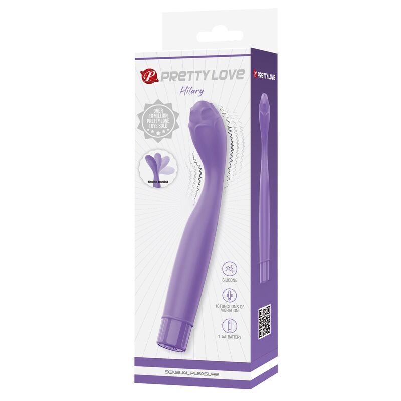 PRETTY LOVE - HENRY VIBRADOR FLEXIBLE PARA PUNTO G MORADO
