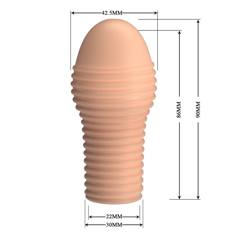 PRETTY LOVE - HOTTT FUNDA PARA PENE GET YOUR PENIS THICKER COLOR NATURAL