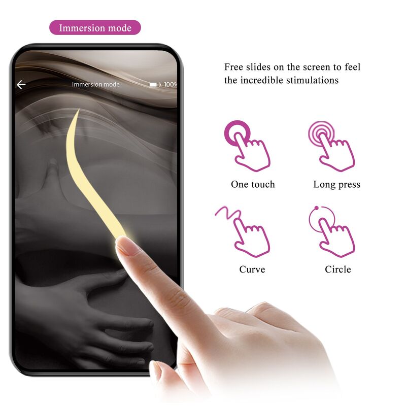 PRETTY LOVE - HUEVO VIBRADOR PULSEN CONTROL APP 12 FUNCIONES RECARGABLE USB VERDE-AMARILLO