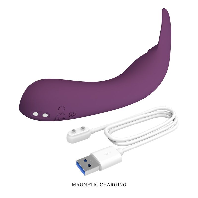 PRETTY LOVE - KENYELL VIBRADOR RECARGABLE 10 FUNCIONES MORADO
