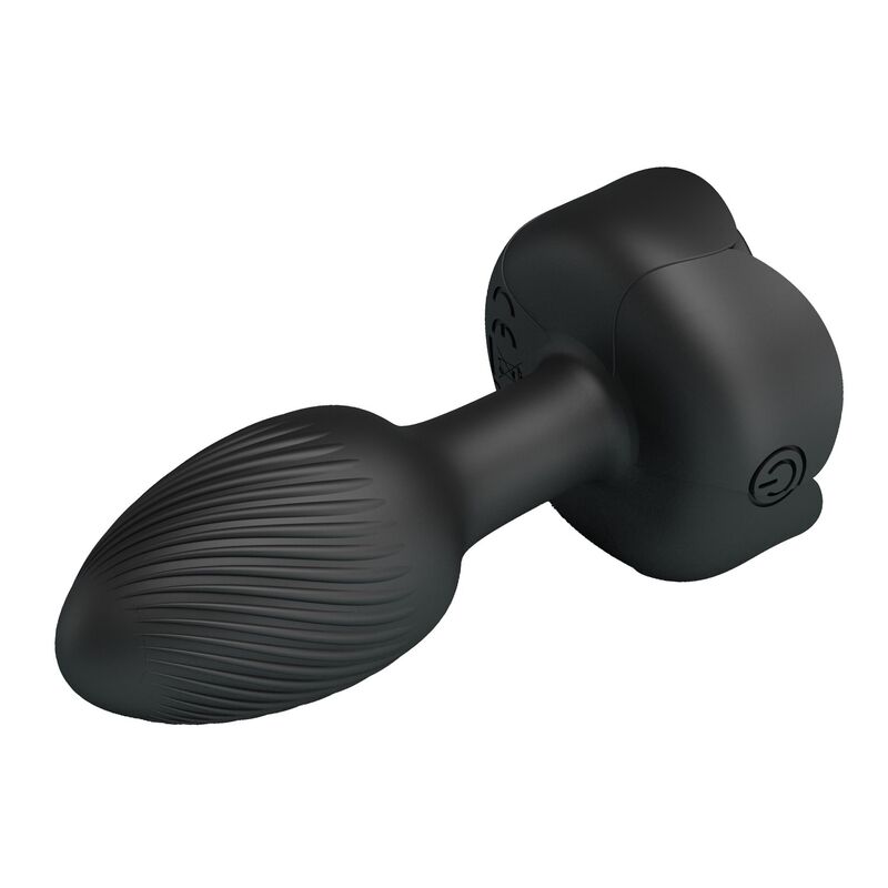 PRETTY LOVE - PLUG ANAL VIBRADOR 10 MODOS RECARGABLE NEGRO