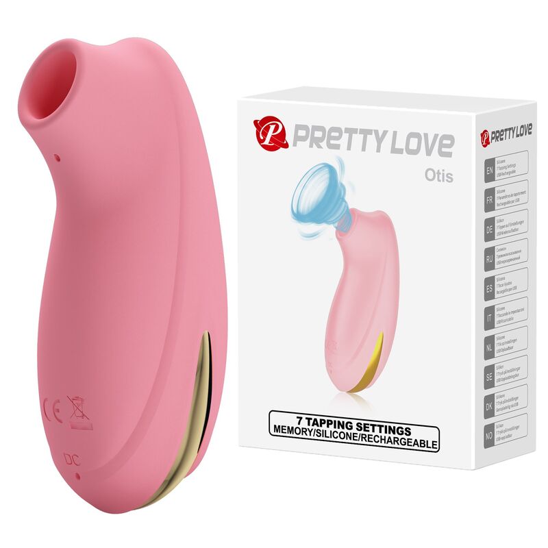 PRETTY LOVE - OTIS ESTIMULADOR DE CLÍTORIS POR SUCCIÓN 7 MODOS ROSA