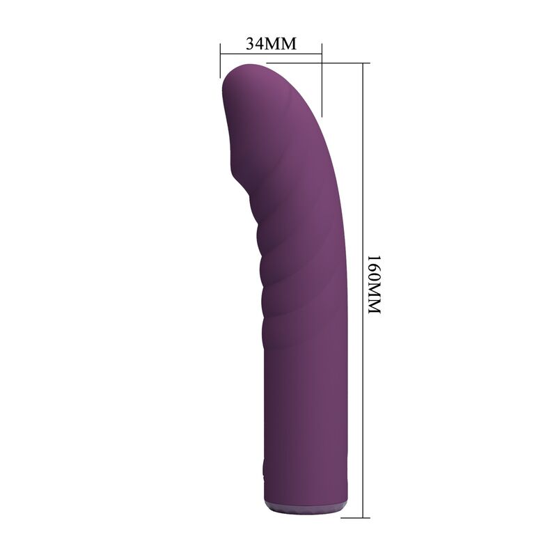 PRETTY LOVE - RYLAND VIBRADOR RECARGABLE 10 FUNCIONES MORADO