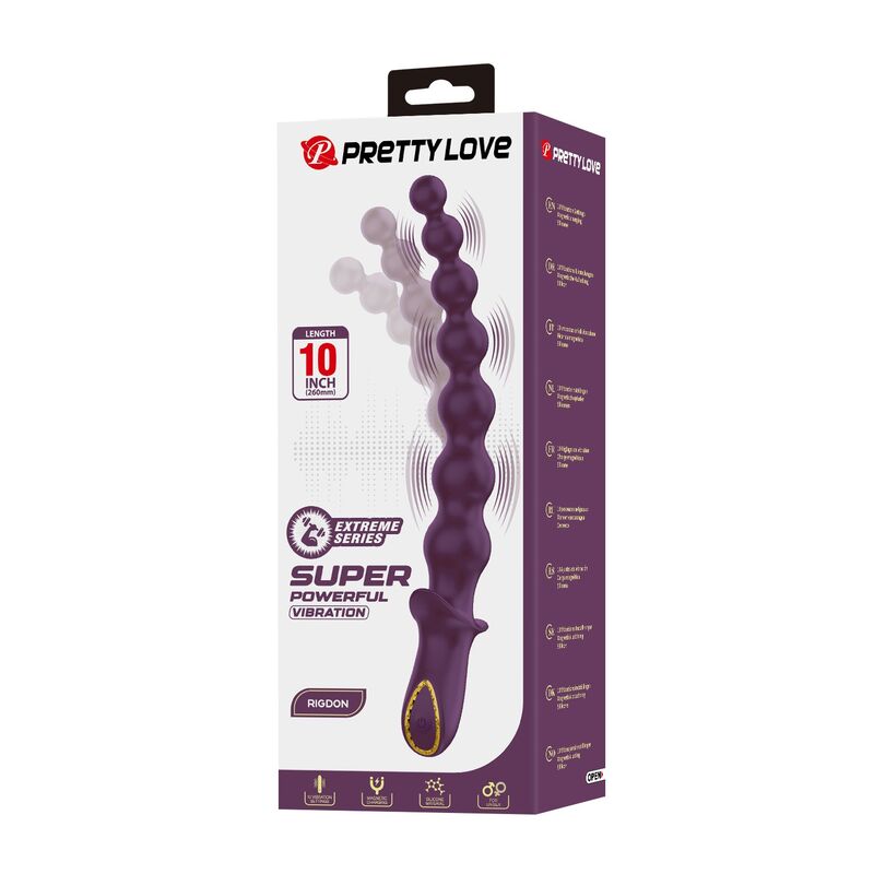 PRETTY LOVE - MADISON VIBRADOR ANAL RECARGABLE 10 FUNCIONES