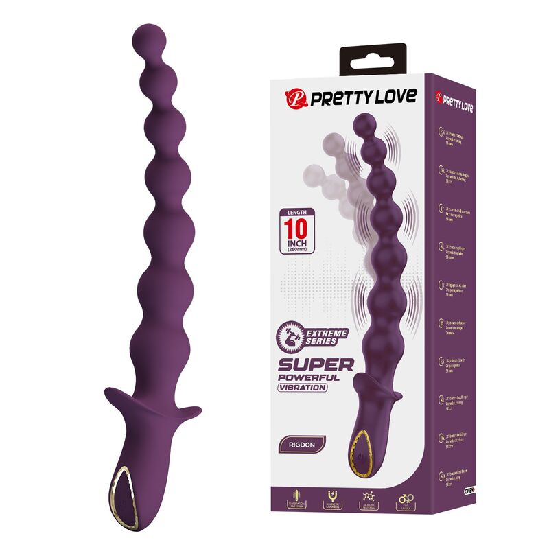 PRETTY LOVE - MADISON VIBRADOR ANAL RECARGABLE 10 FUNCIONES