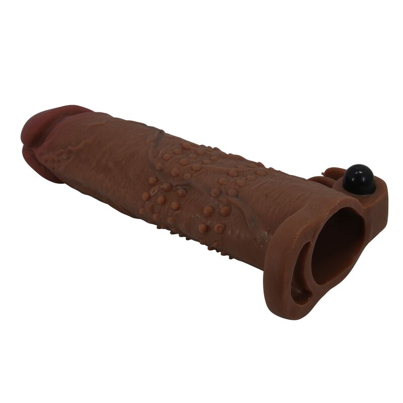 PRETTY LOVE - QUILLON FUNDA PARA PENE VIBRADORA 20 CM Ø 4 CM COLOR MARRÓN