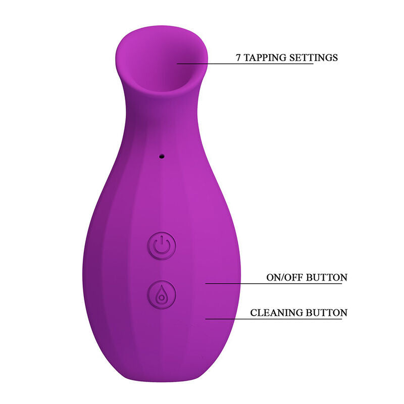 PRETTY LOVE - MAGIC BOTTLE SUCCIONADOR DE CLÍTORIS RECARGABLE MORADO