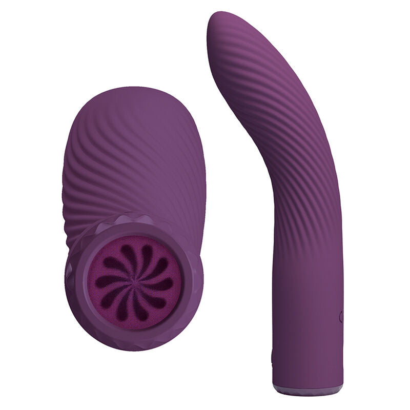 PRETTY LOVE - KISSELL VIBRADOR RECARGABLE 10 FUNCIONES MORADO