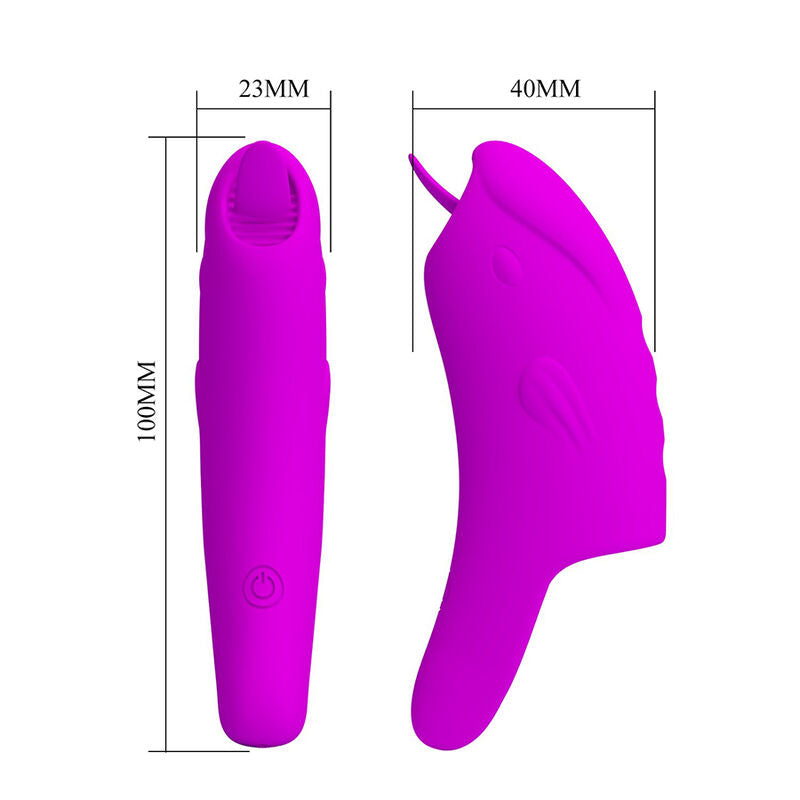 PRETTY LOVE - PETERSON HONEY FINGER VIBRADOR DE DEDO RECARGABLE MORADO
