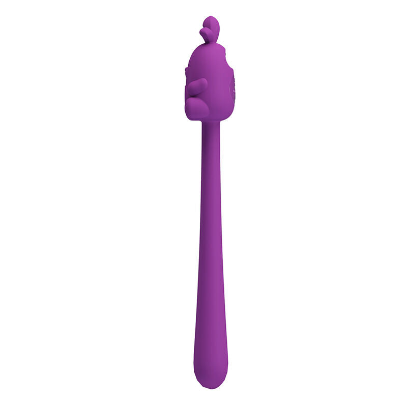 PRETTY LOVE - VIBRADOR FLEXIBLE CUTE BUNNY FLIRTING STICK RECARGABLE USB MORADO