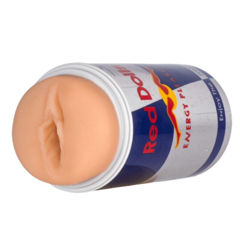 ALIVE - RED DOLL MASTURBADOR MASCULINO VAGINA LATA BEBIDA ENERGÉTICA