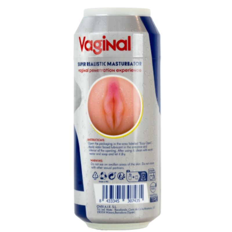 ALIVE - RED DOLL MASTURBADOR MASCULINO VAGINA LATA BEBIDA ENERGÉTICA