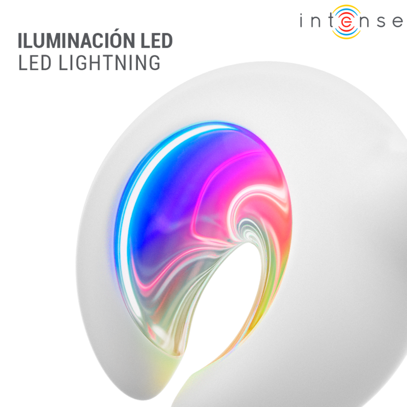 INTENSE - ASTON ESTIMULADOR DE CLÍTORIS POR SUCCIÓN Y VIBRACIÓN RECARGABLE USB BLANCO