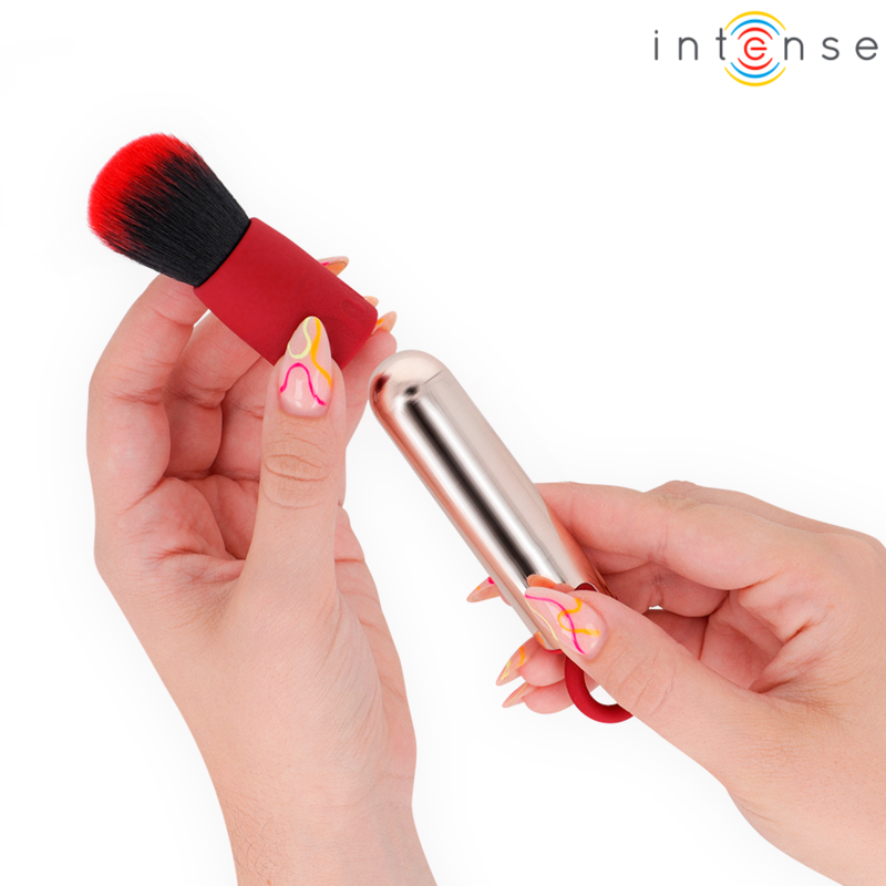 INTENSE - TOM BROCHA VIBRADORA RECARGABLE USB ROJO