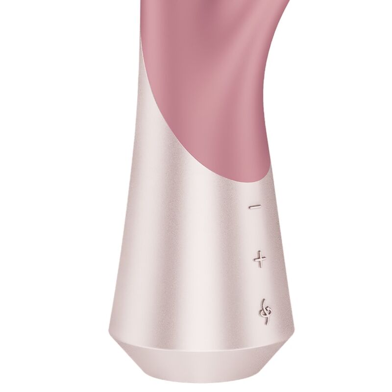 SATISFYER - PEARL BUNNY 1 VIBRADOR RABBIT CON PERLAS GIRATORIAS TERRACOTA
