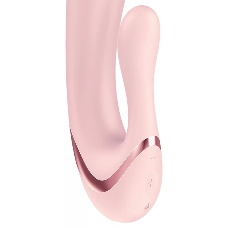 SATISFYER - PEARL BUNNY 3 VIBRADOR RABBIT CON PERLAS GIRATORIAS ROSA CLARO