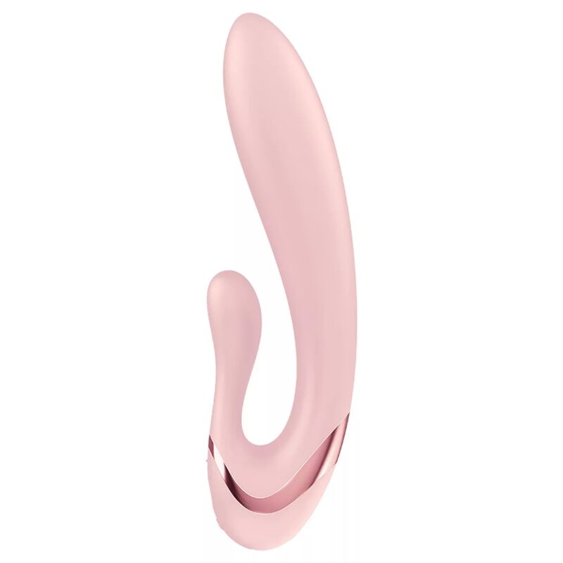 SATISFYER - PEARL BUNNY 3 VIBRADOR RABBIT CON PERLAS GIRATORIAS ROSA CLARO
