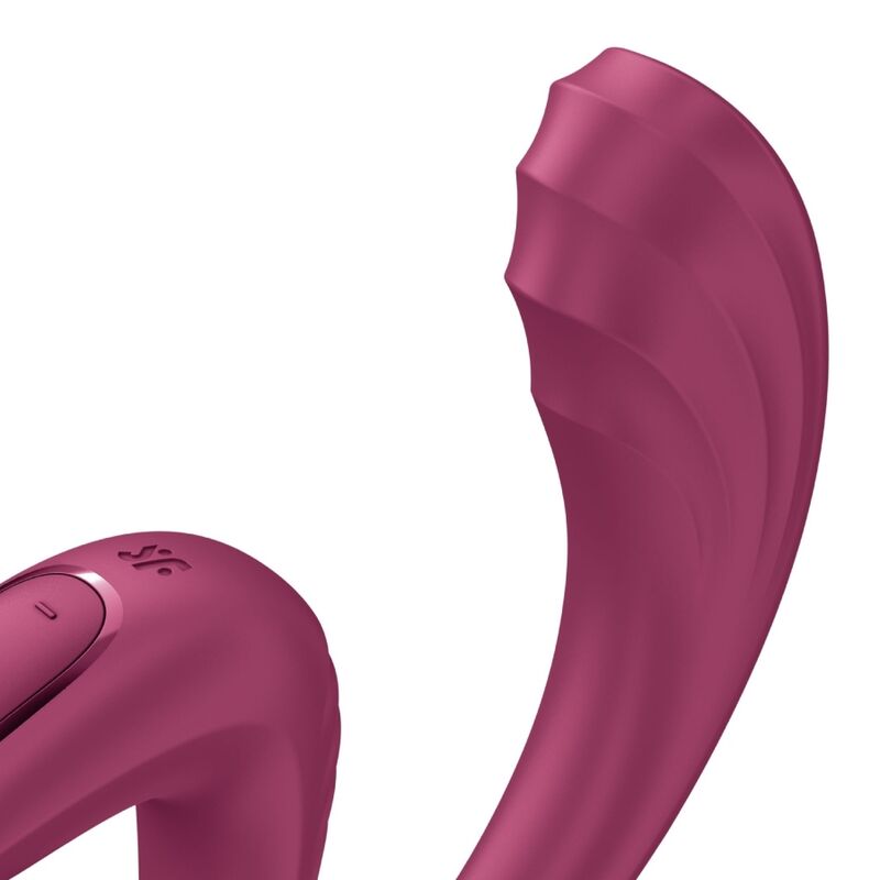 SATISFYER - G FOR GODDESS 3 VIBRADOR DOBLE ESTIMULACIÓN BURDEOS