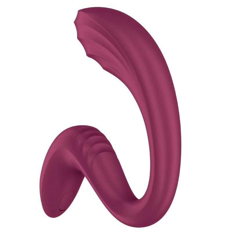 SATISFYER - G FOR GODDESS 3 VIBRADOR DOBLE ESTIMULACIÓN BURDEOS