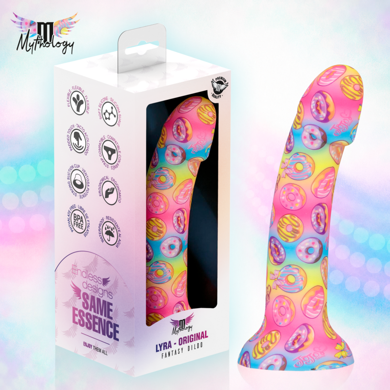 MYTHOLOGY - LYRA 2 DILDO DE SILICONA 19 CM Ø 3,3 CM DONUTS