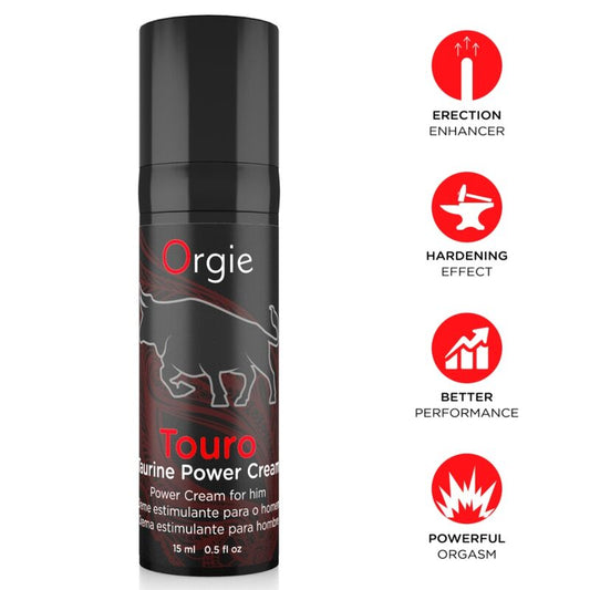 ORGIE - TOURO CREMA POTENCIADORA PARA HOMBRE 15 ML