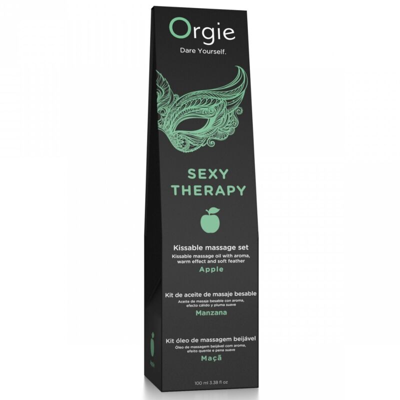 ORGIE - SET DE MASAJE BESABLE MANZANA 100 ML