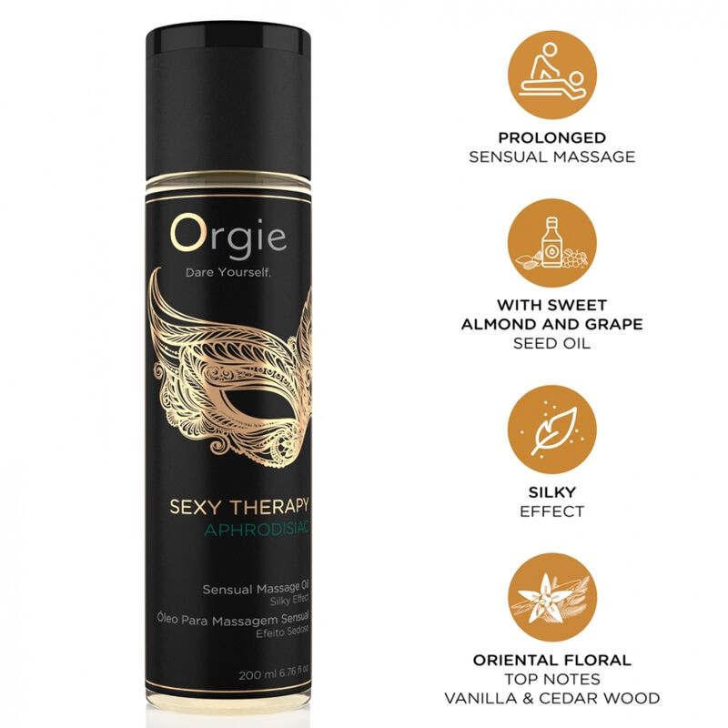 ORGIE - ACEITE DE MASAJE AFRODISIACO  200 ML
