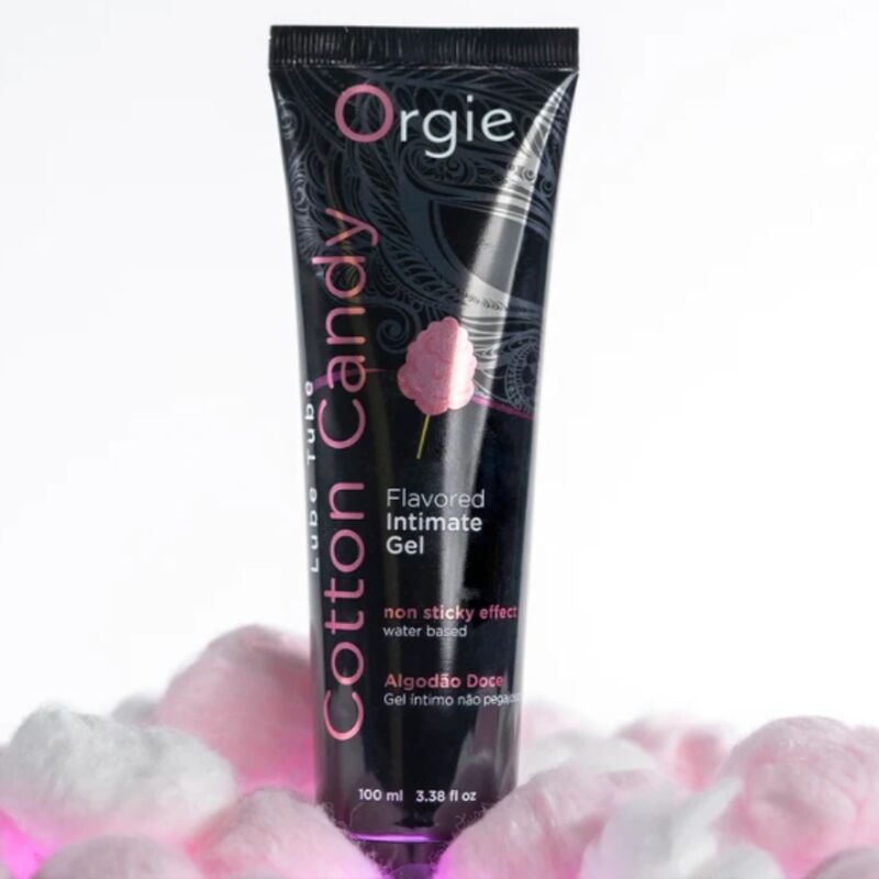 ORGIE - LUBRICANTE GEL ÍNTIMO BESABLE BASE AGUA ALGODÓN DE AZÚCAR  100 ML