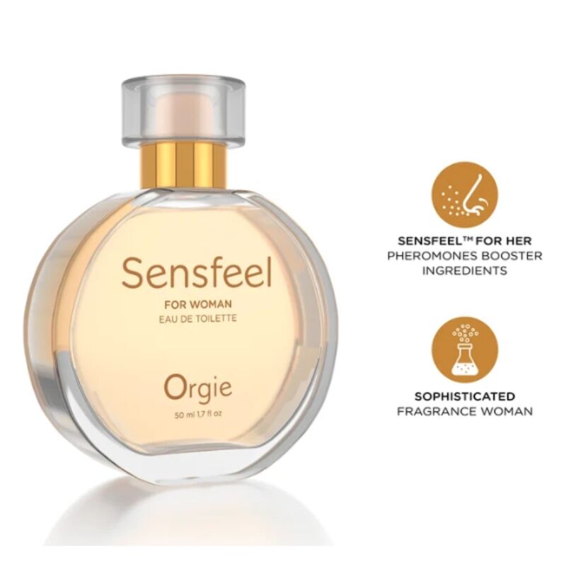 ORGIE - SENSFEEL EAU DE TOILETTE CON FEROMONAS BOOSTER PARA MUJER 50 ML