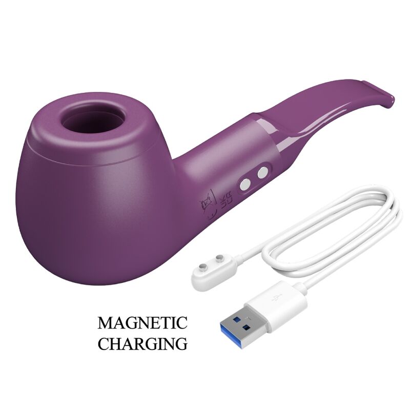 PRETTY LOVE - PIPE ESTIMULADOR CON 10 MODOS DE GOLPETEO MORADO