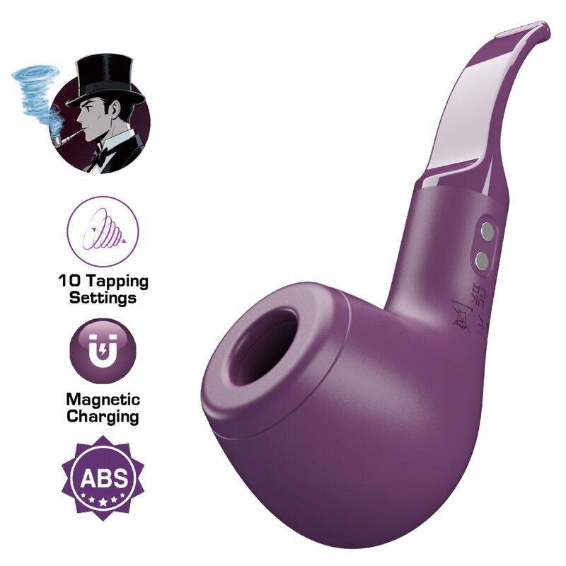 PRETTY LOVE - PIPE ESTIMULADOR CON 10 MODOS DE GOLPETEO MORADO