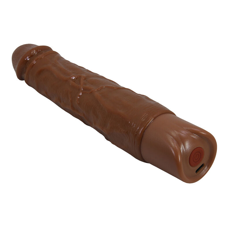 PRETTY LOVE - KESSLER DILDO VIBRADOR REALISTA 10 MODOS DE VIBRACIÓN Y 10 DE EMPUJE 22 CM MARRÓN